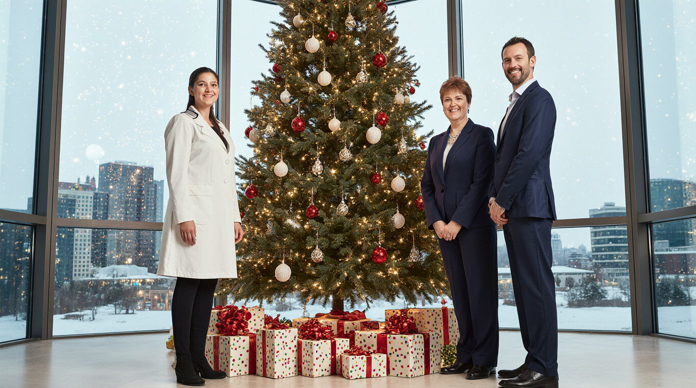 Команда "Ost-West Medpersonal" вітає медперсонал з Різдвом і запрошує