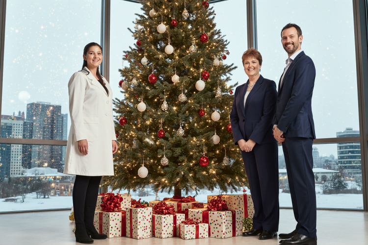 Команда "Ost-West Medpersonal" вітає медперсонал з Різдвом і запрошує